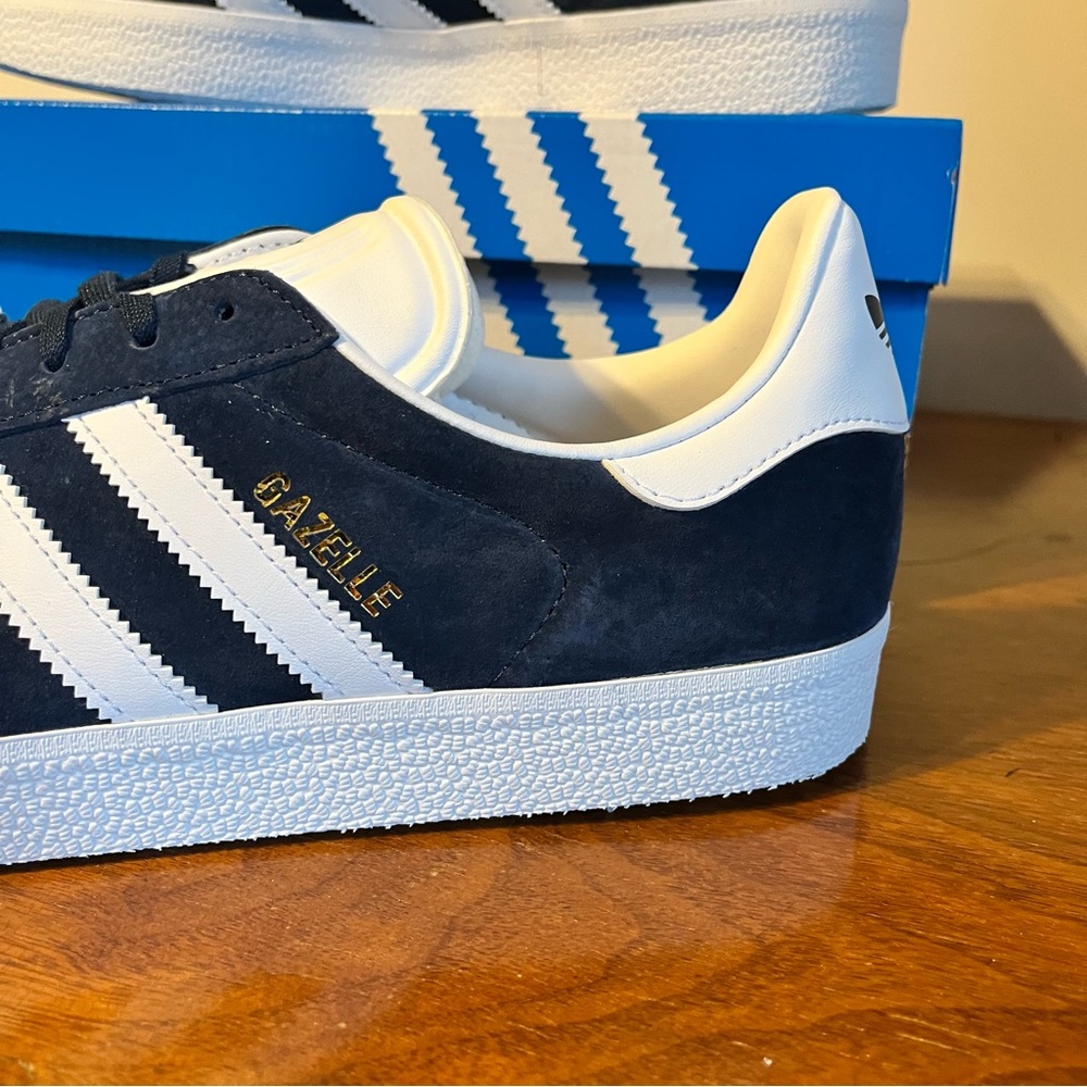 ADIDAS Collegiate Navy Gazelle Shoes - Picture 3 of 9